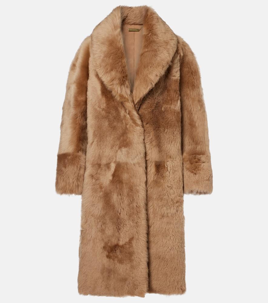 nour hammour anaïs shearling coat