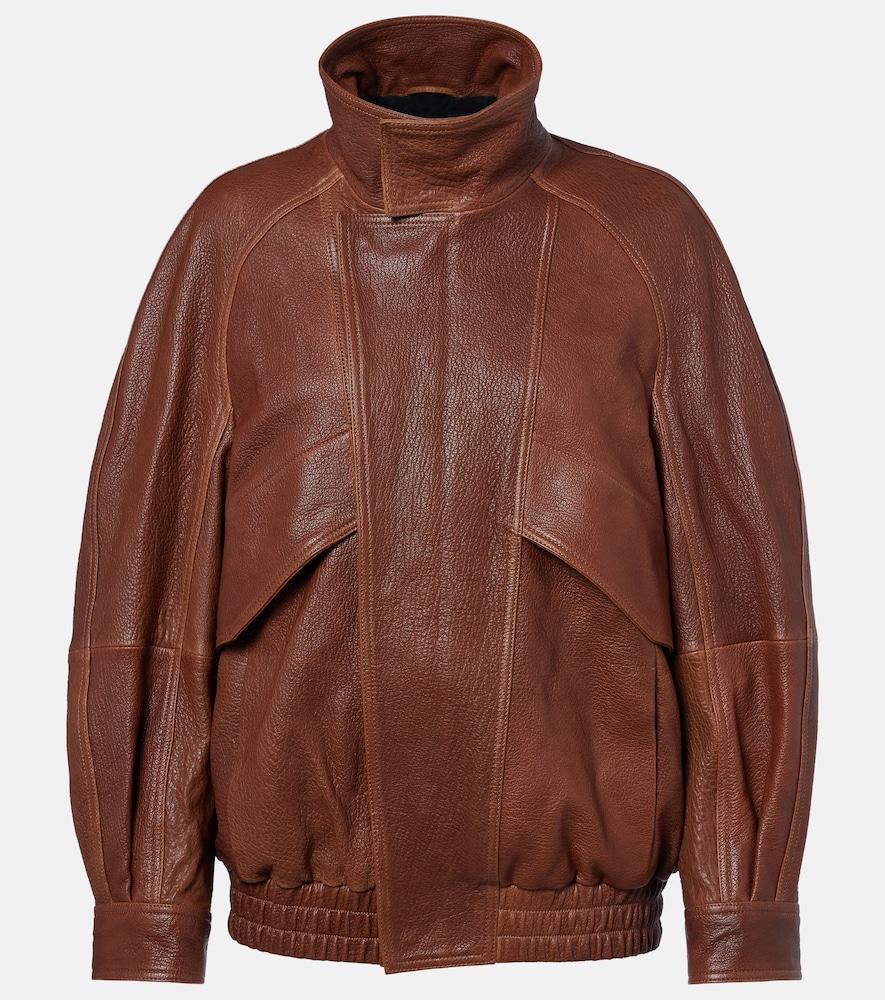 nour hammour ariste leather jacket