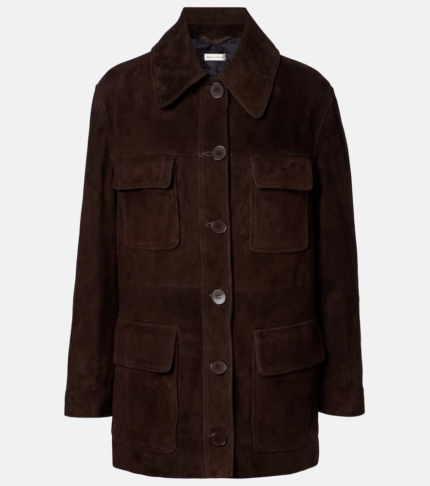 nour hammour lorien suede jacket
