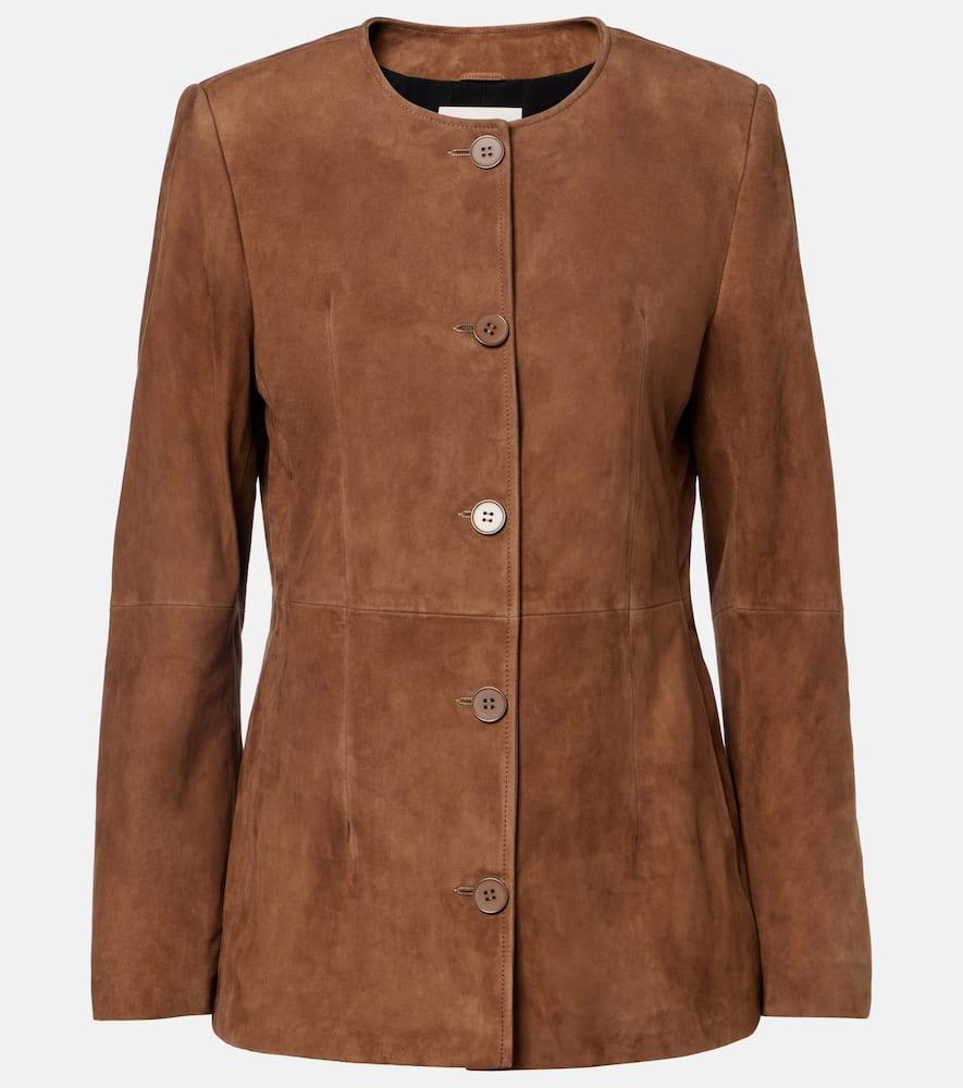 nour hammour maud suede jacket