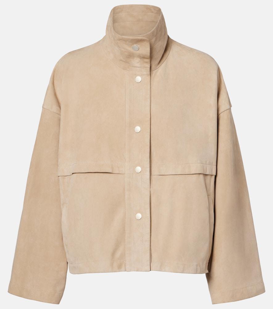 nour hammour park suede jacket