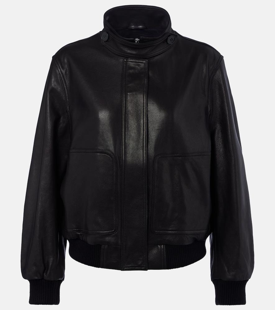 nour hammour rios leather jacket