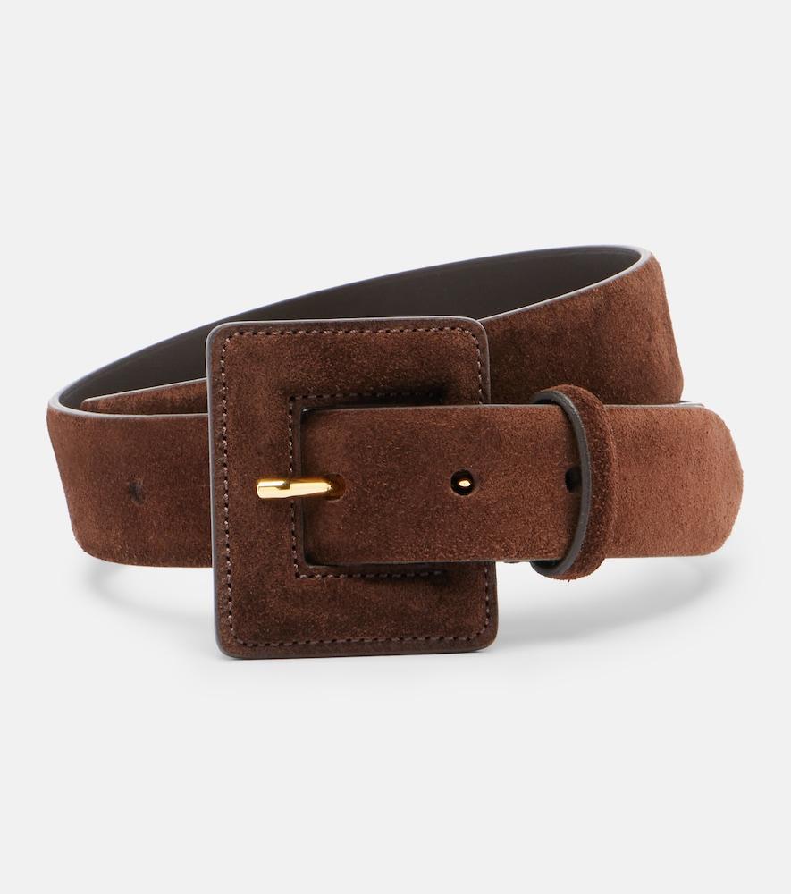 nour hammour soma suede belt