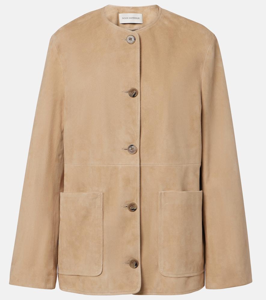 nour hammour suede jacket