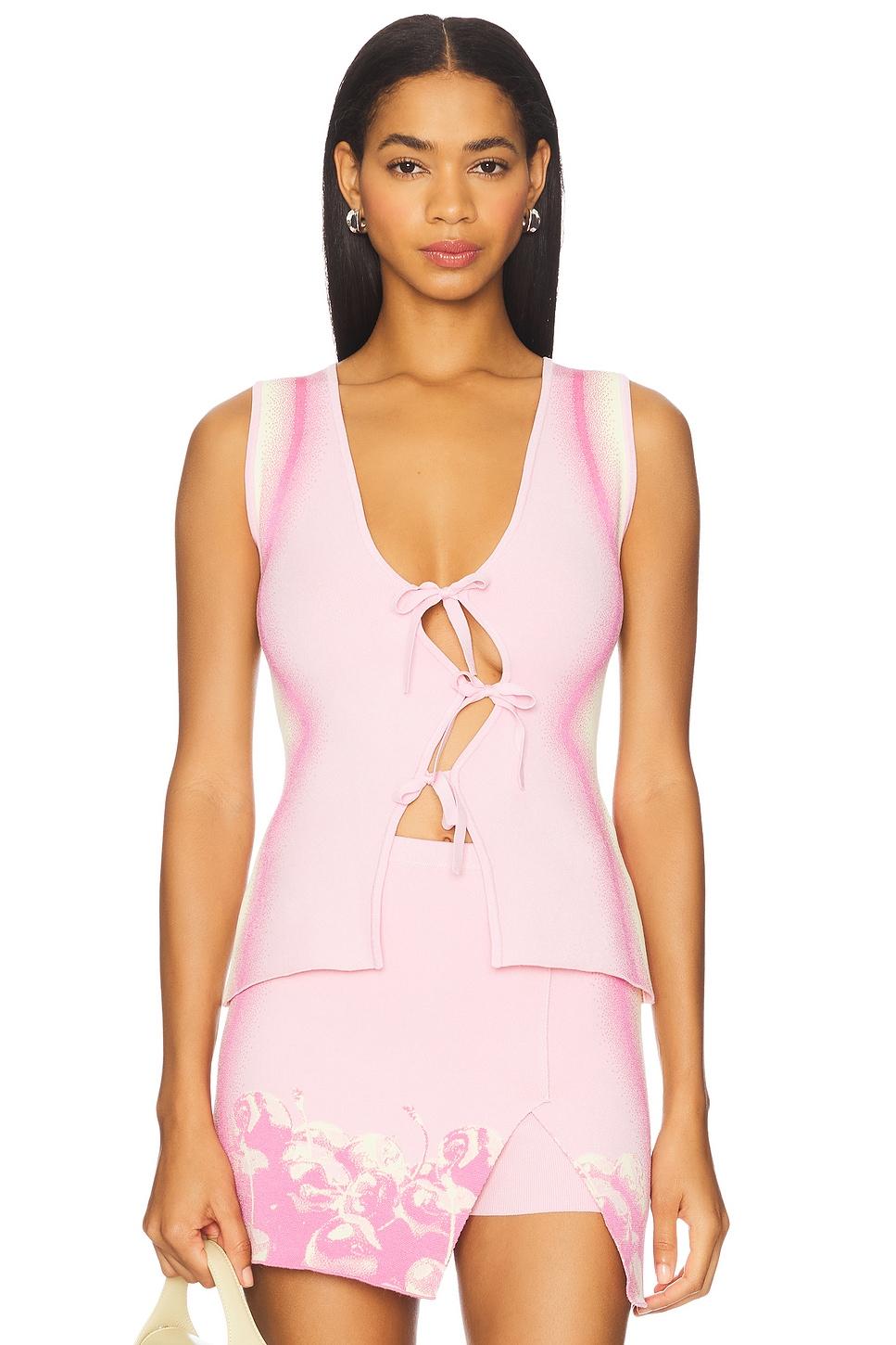 nova cherry print vest