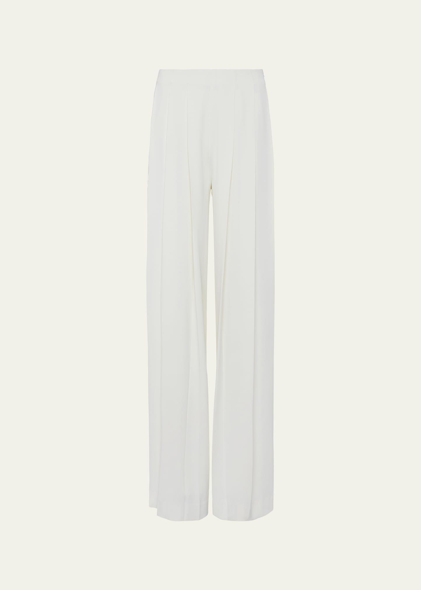 nova mid-rise wide-leg pleated pants