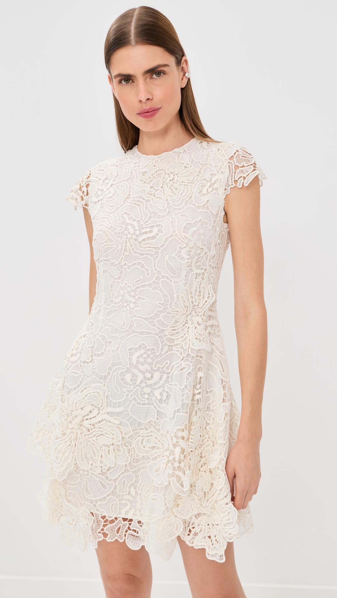 novelle lace mini dress