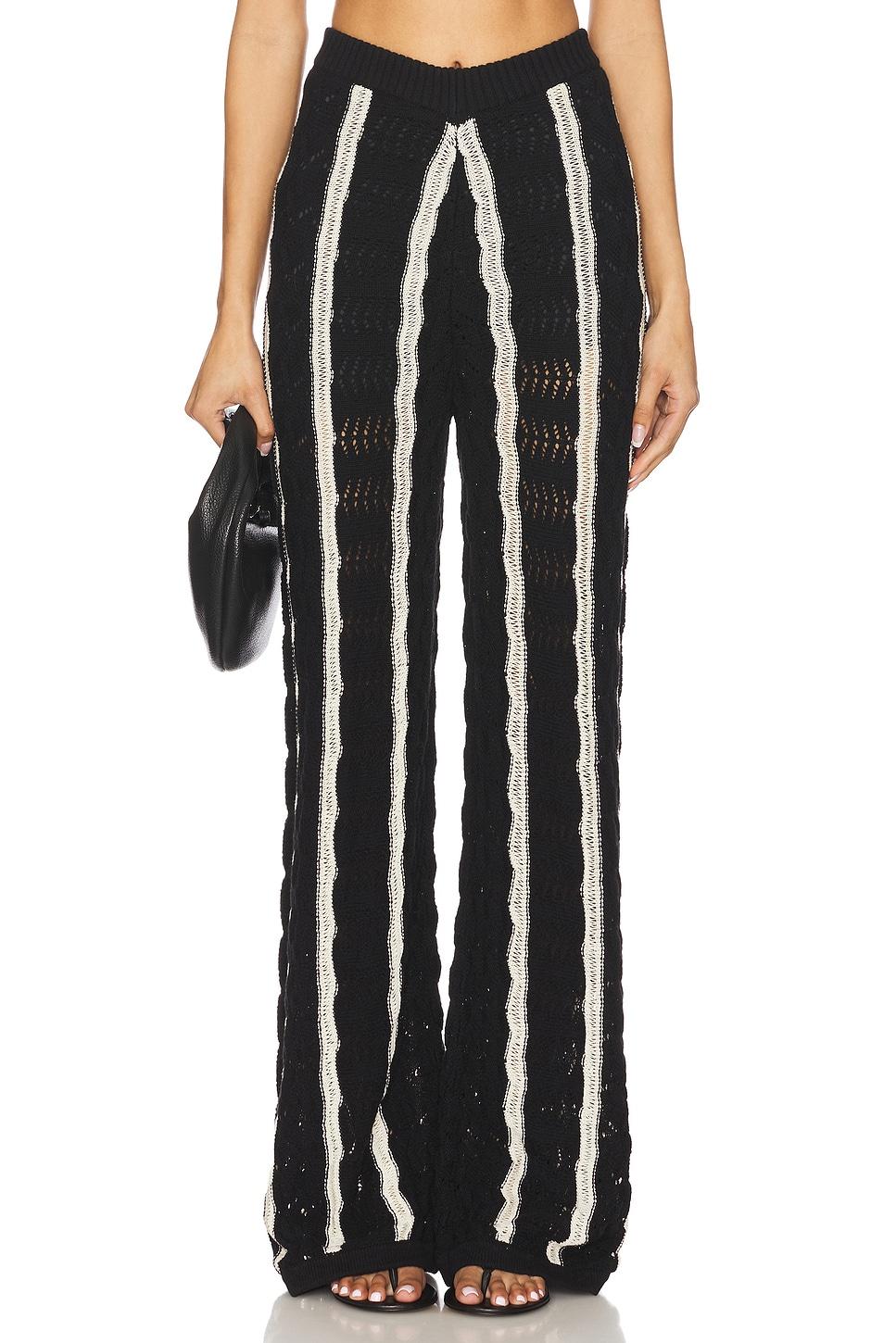 novelty stitch midrise pant