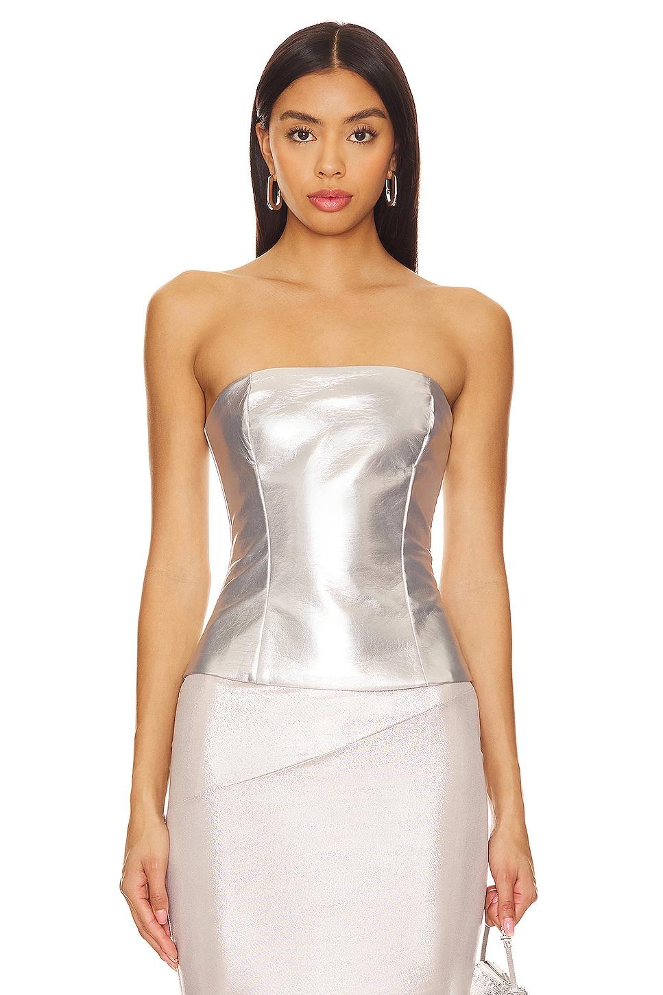 novi faux leather corset