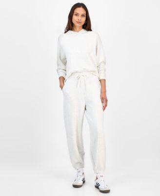 now this womens cozy speckled knit jogger pants macys exclusive