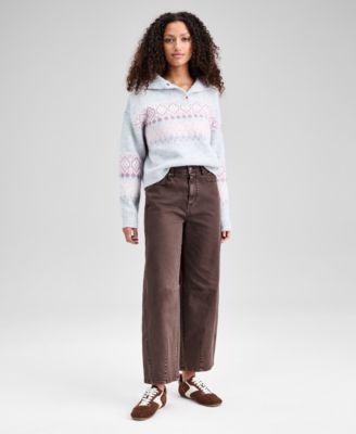 now this womens high rise washed barrel leg jeans exclusively at macys