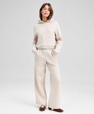 now this womens quilted wide leg lounge pants macys exclusive