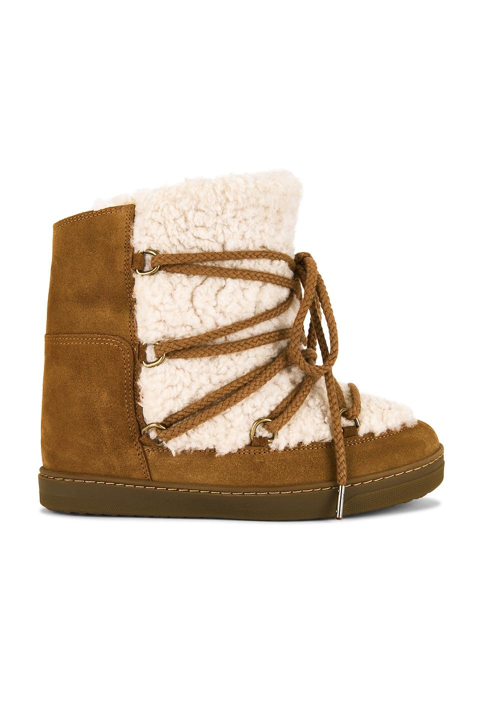 nowles shearling snow boot
