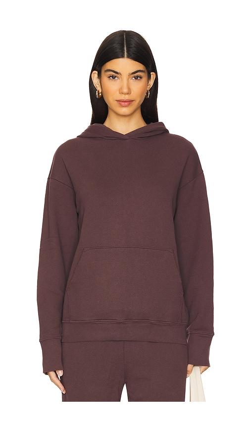 nsf ellis pullover hoodie in mauve.