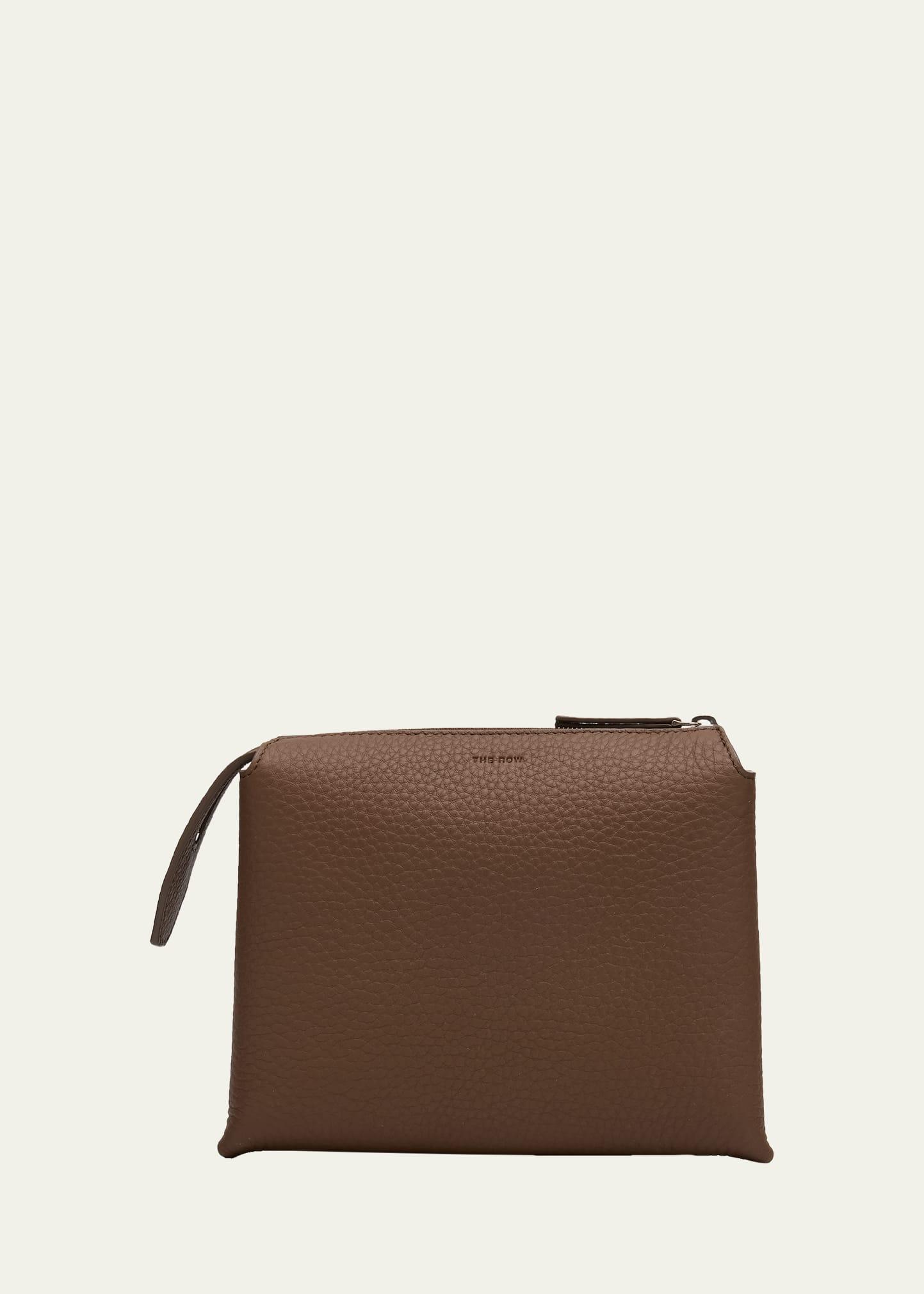 nu mini twin crossbody bag in grain leather
