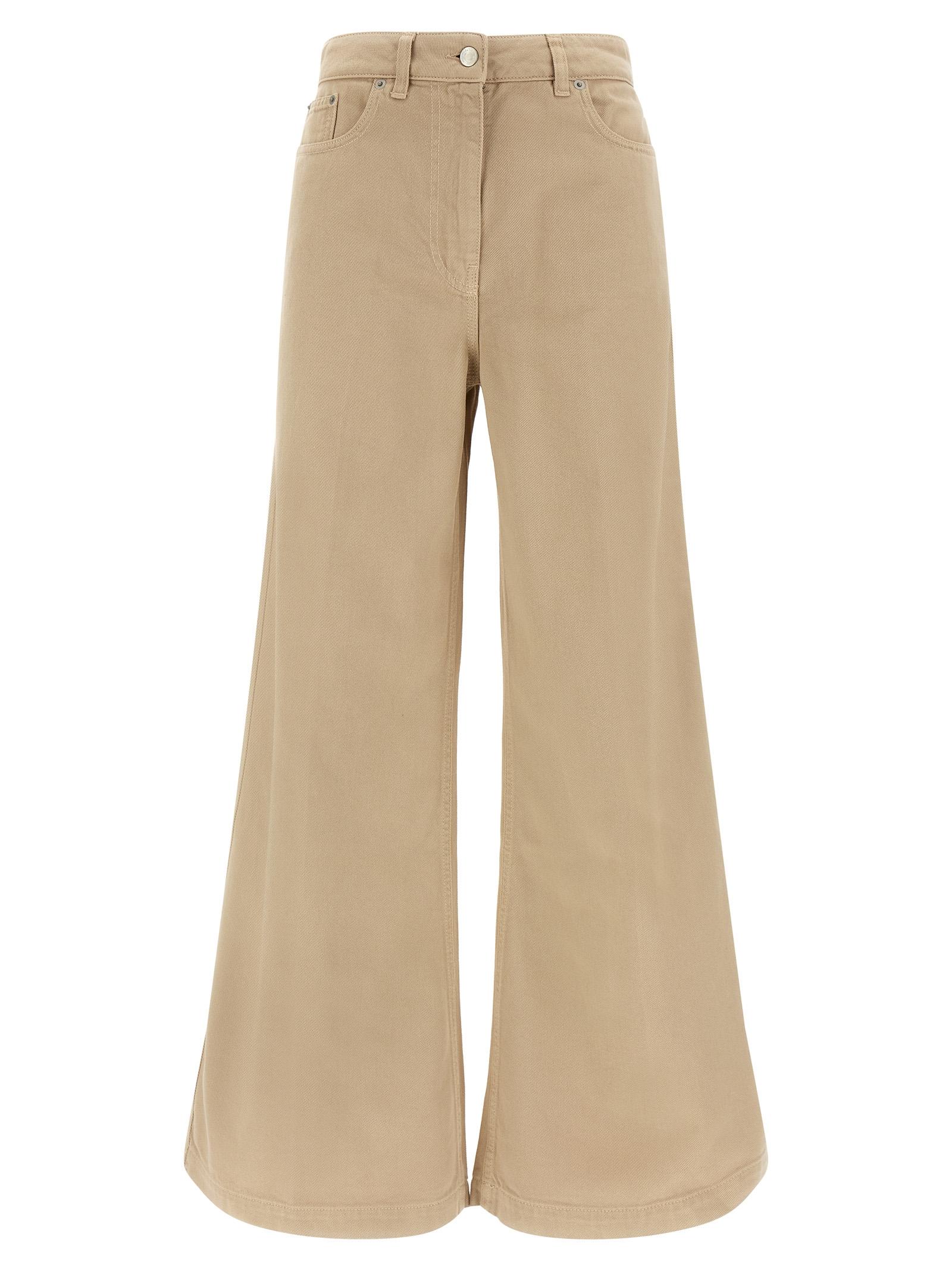 nude tilda pants beige cotton - women