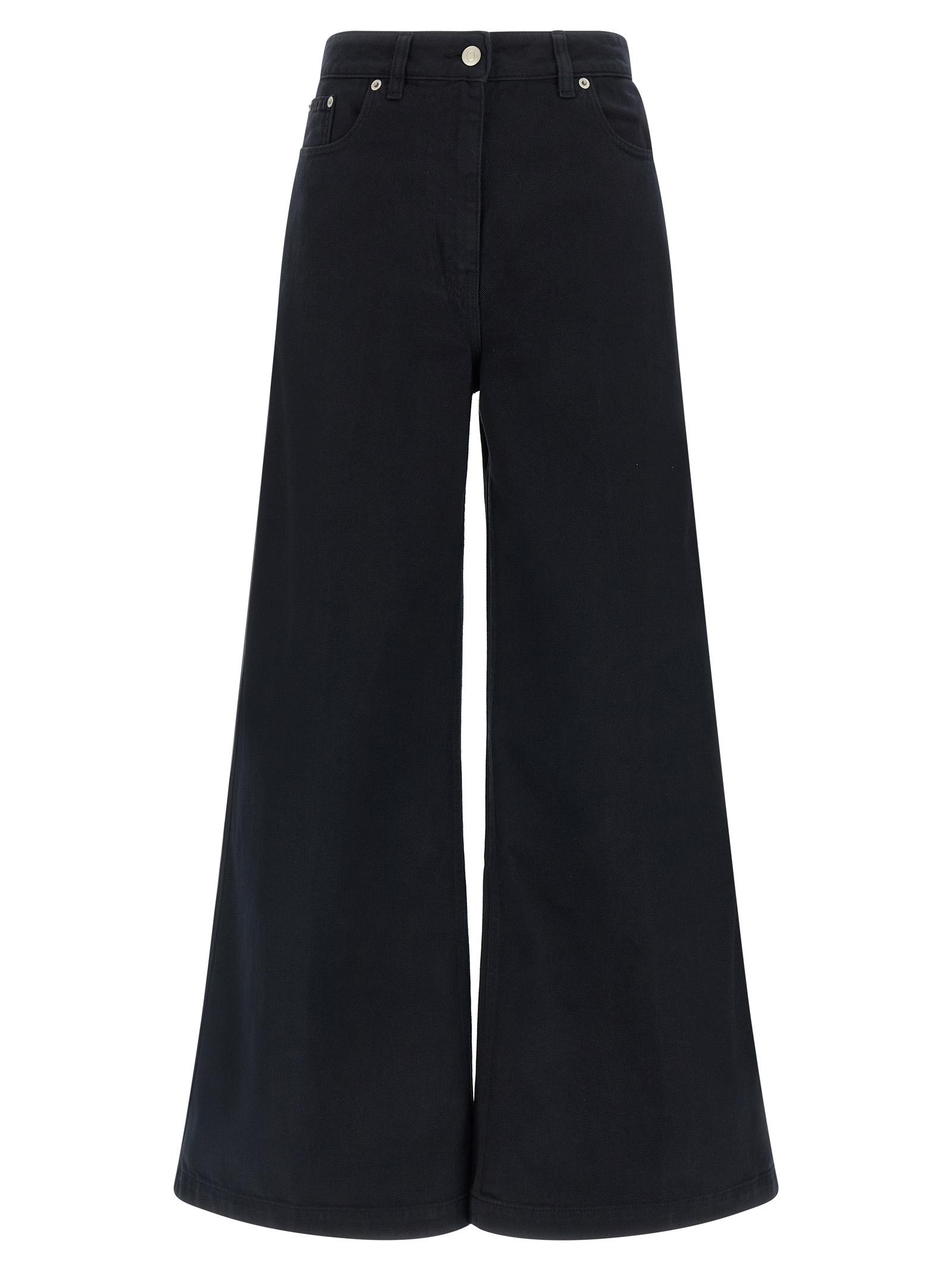 nude tilda pants blue cotton - women
