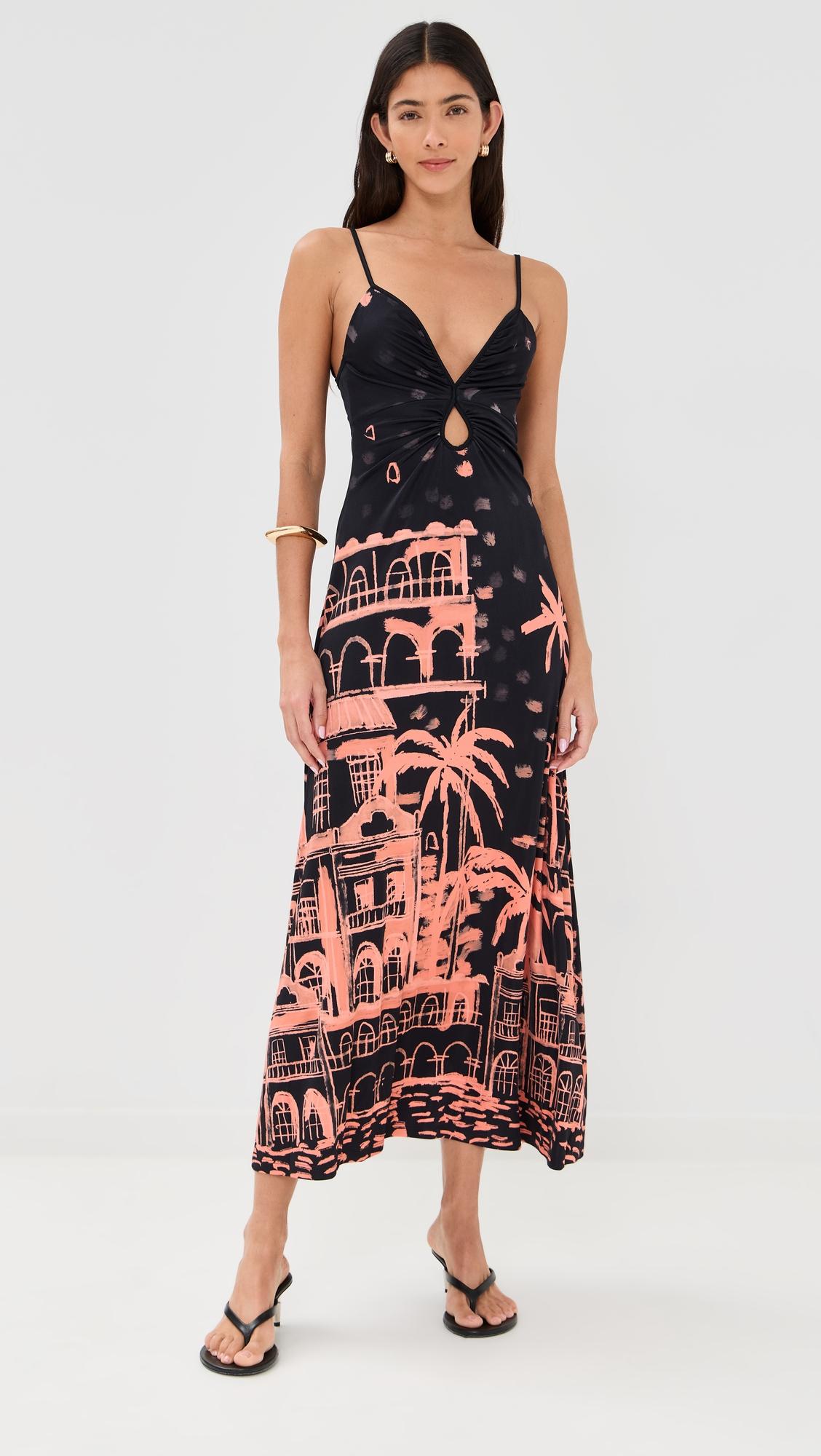 nuestra tierra ankle dress