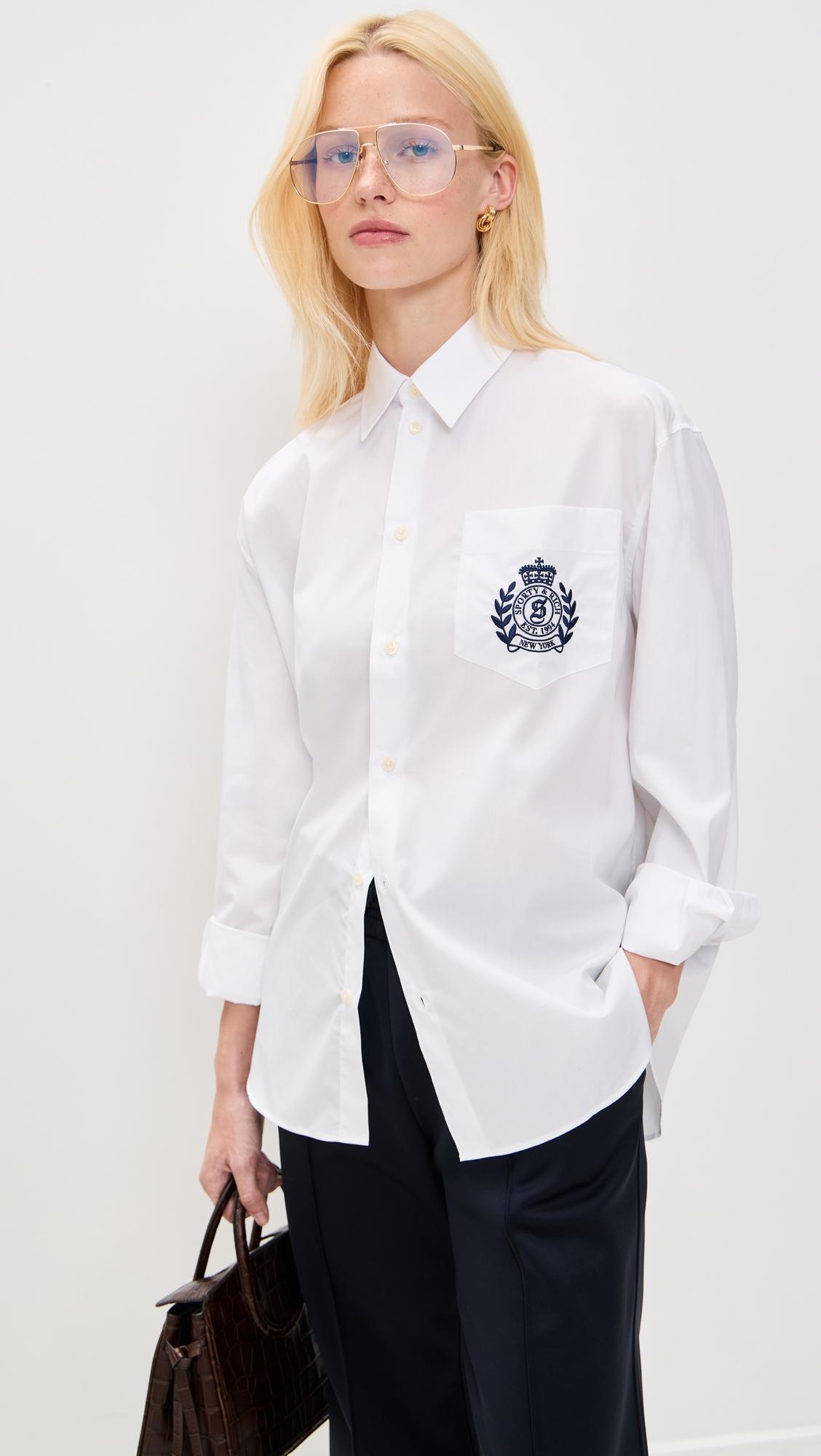 ny crest oversized shirt