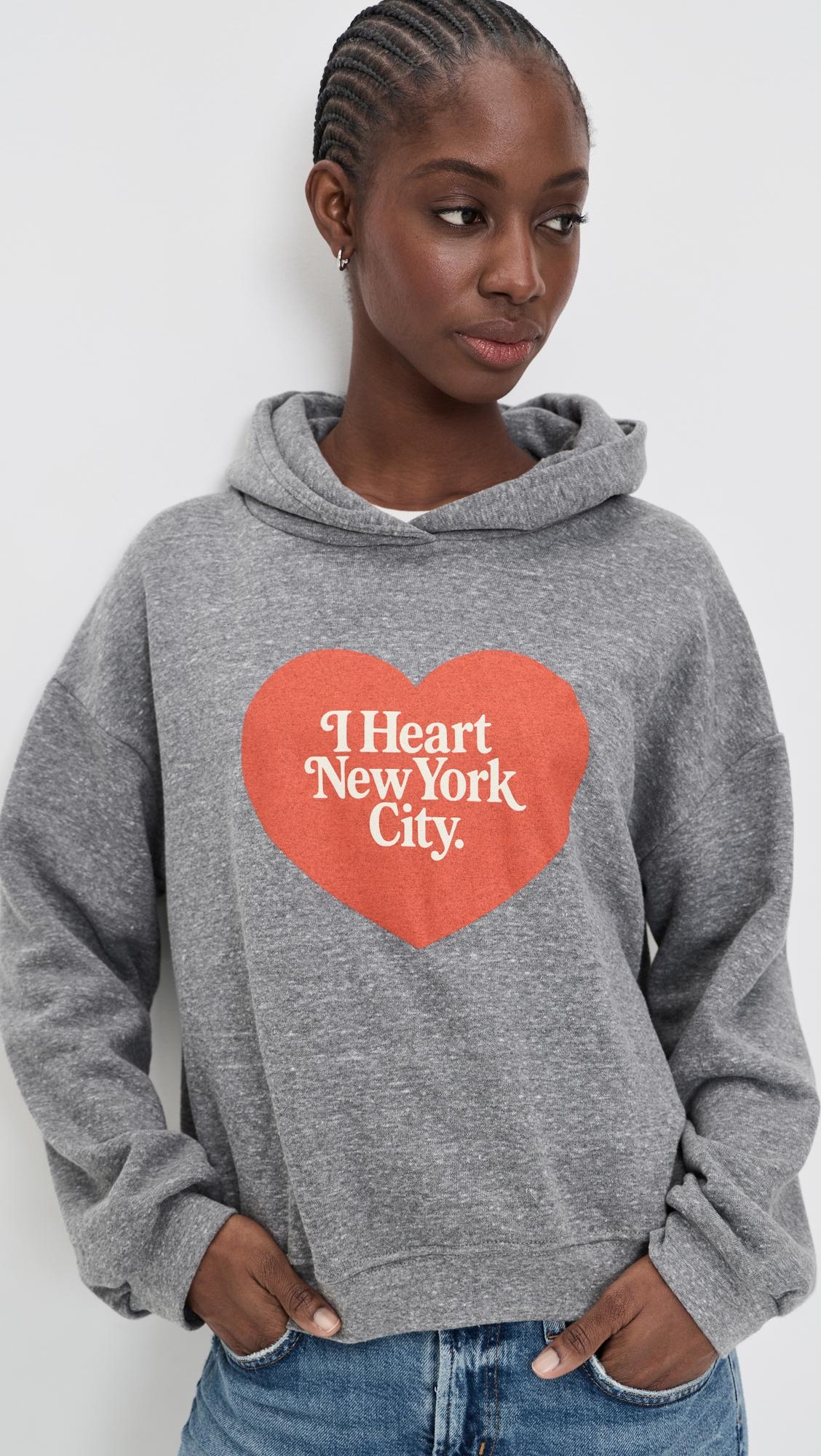 nyc heart classic hoodie