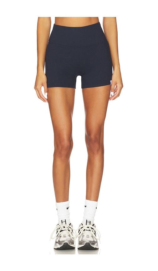 nylora kali biker shorts in navy.