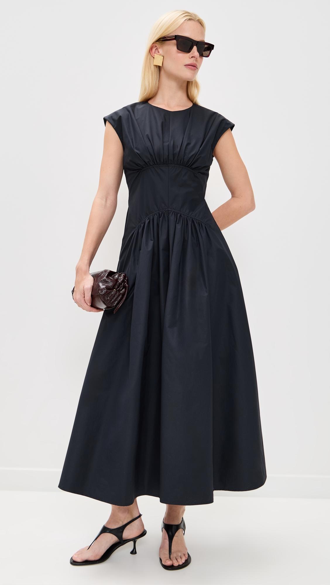 nyssa dress in tech cotton