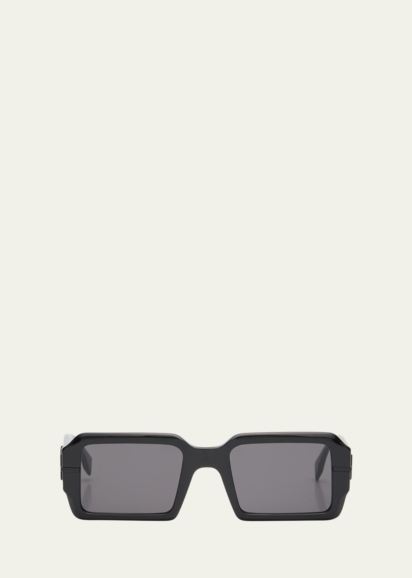 o'lock acetate rectangle sunglasses