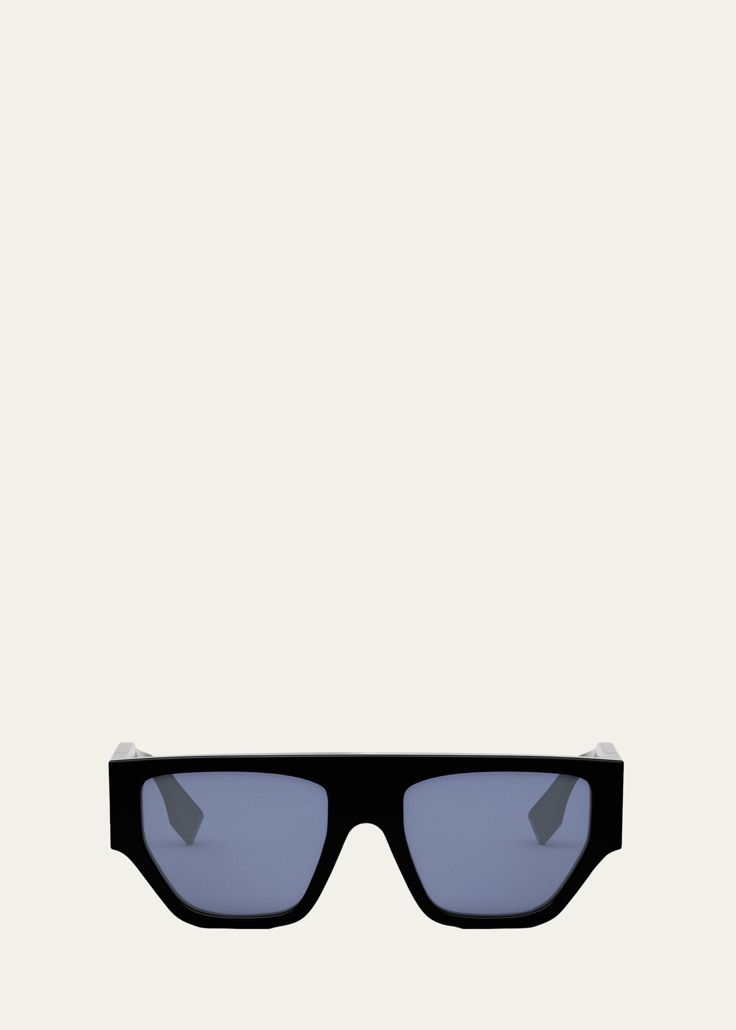 o'lock flat-top nylon cat-eye sunglasses