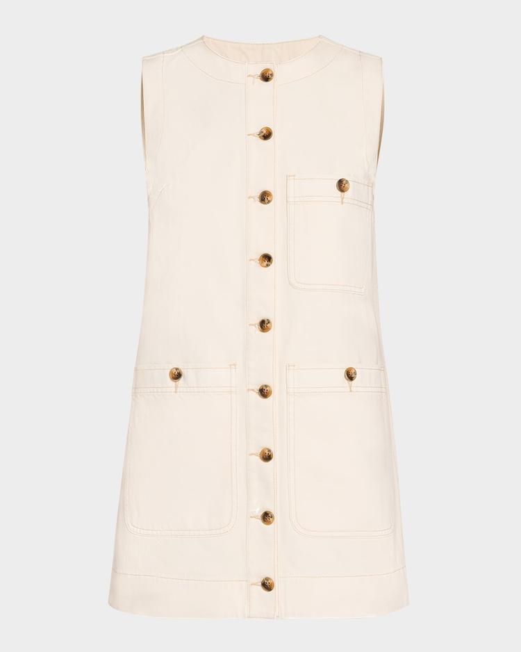 oakley denim shift dress