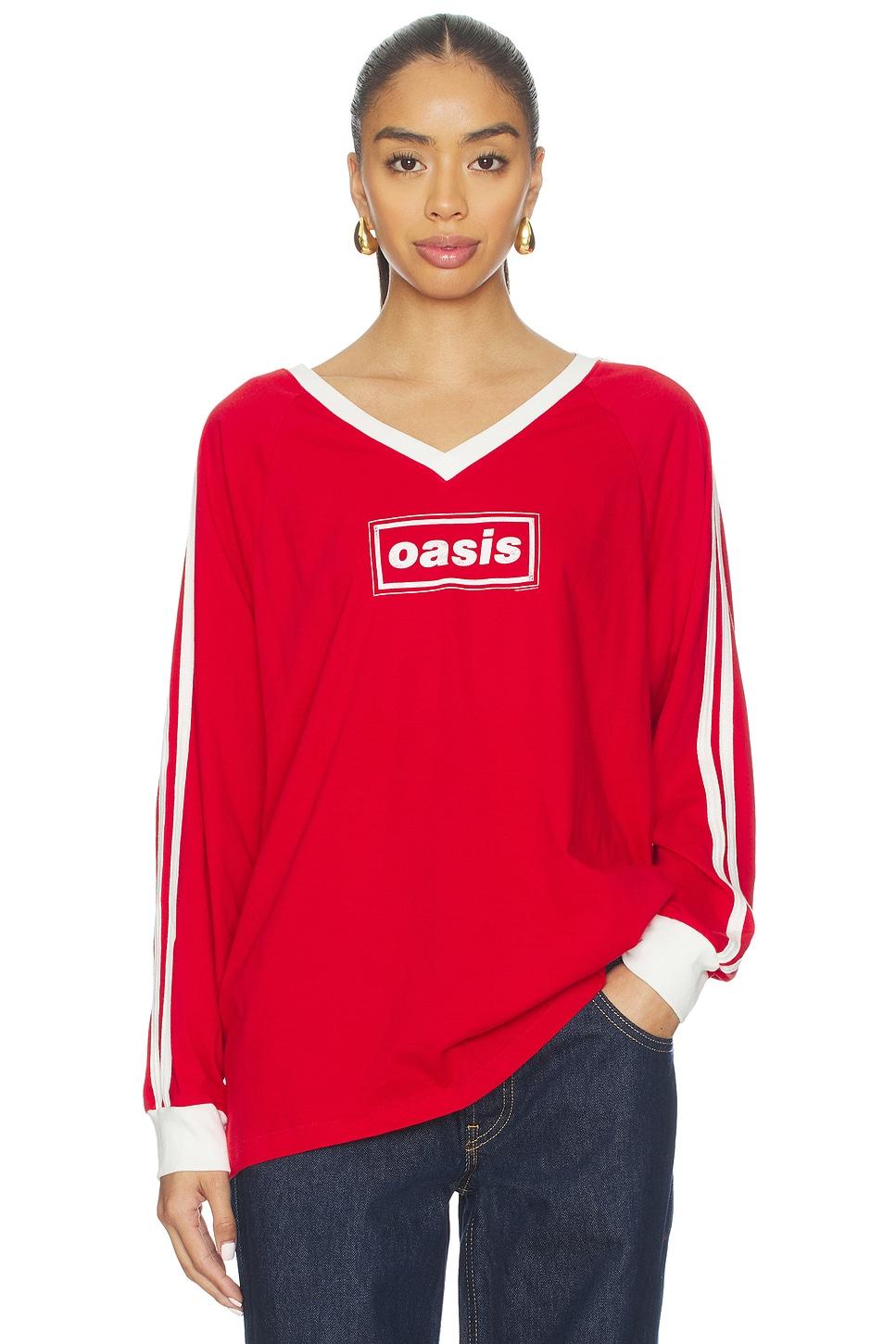 oasis box logo club long sleeve top