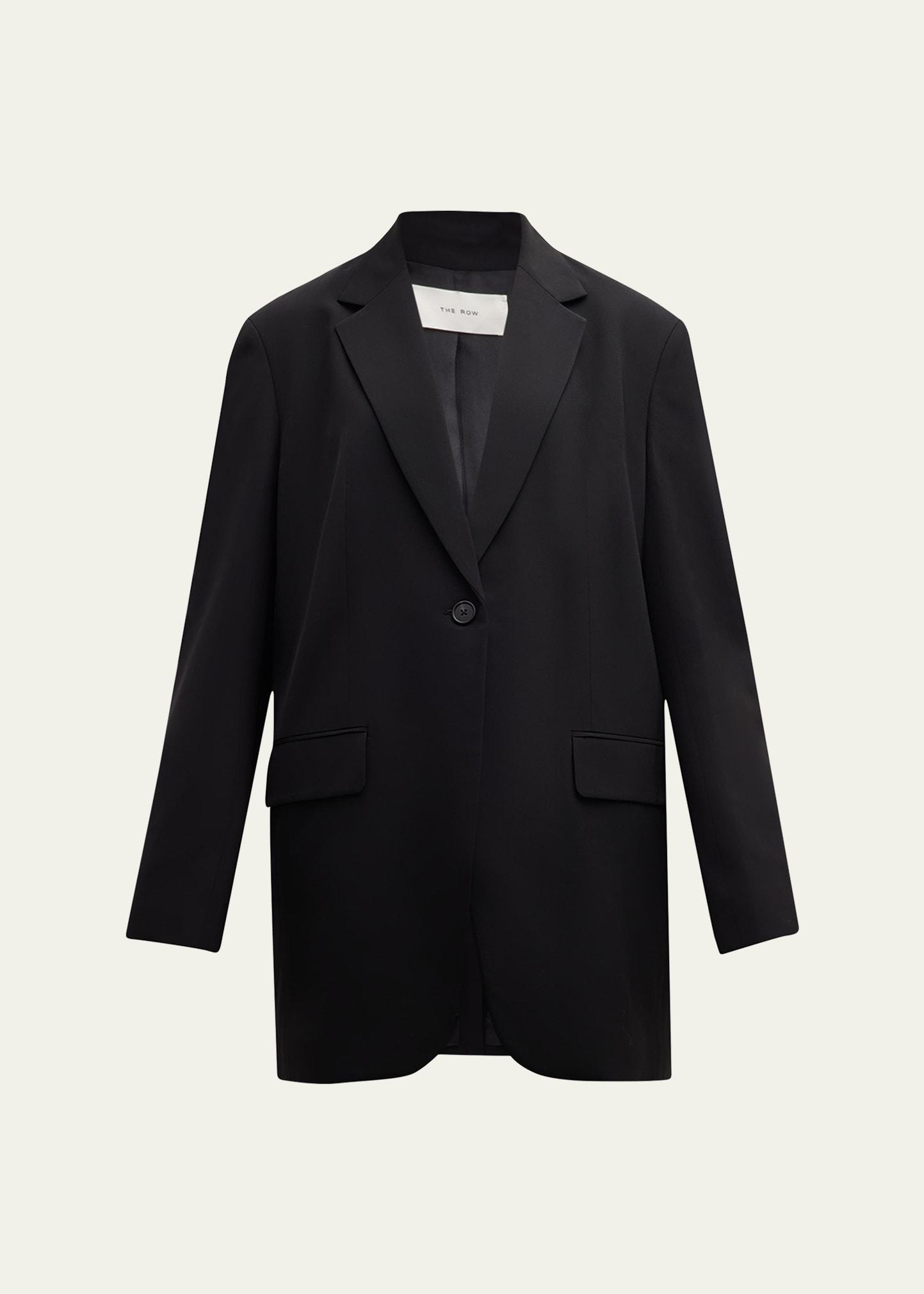 obine oversized single-breasted jacket