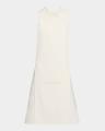 oblique hooded space dress