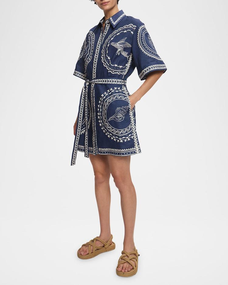 oceane mini shirtdress