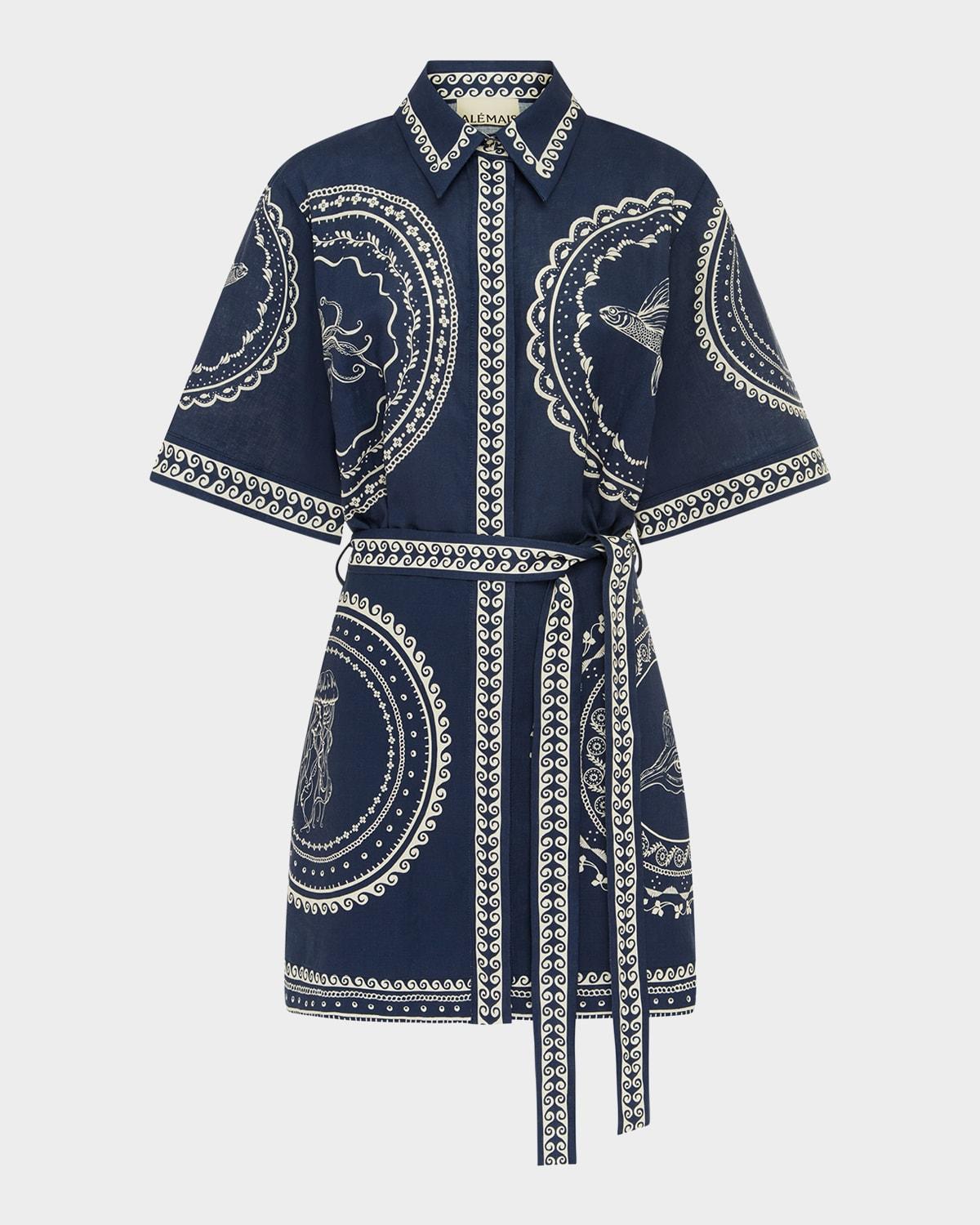 oceane mini shirtdress