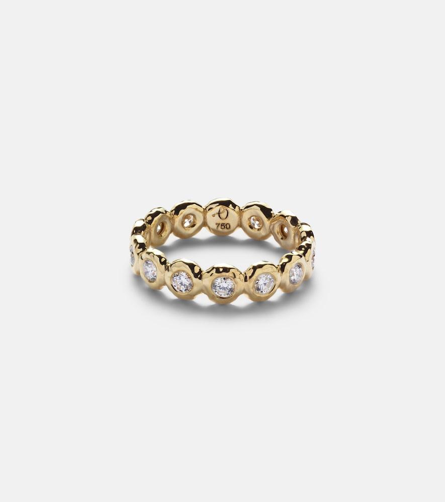octavia elizabeth nesting gem 18kt gold eternity ring with diamonds