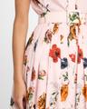 octavia floral cap-sleeve dress