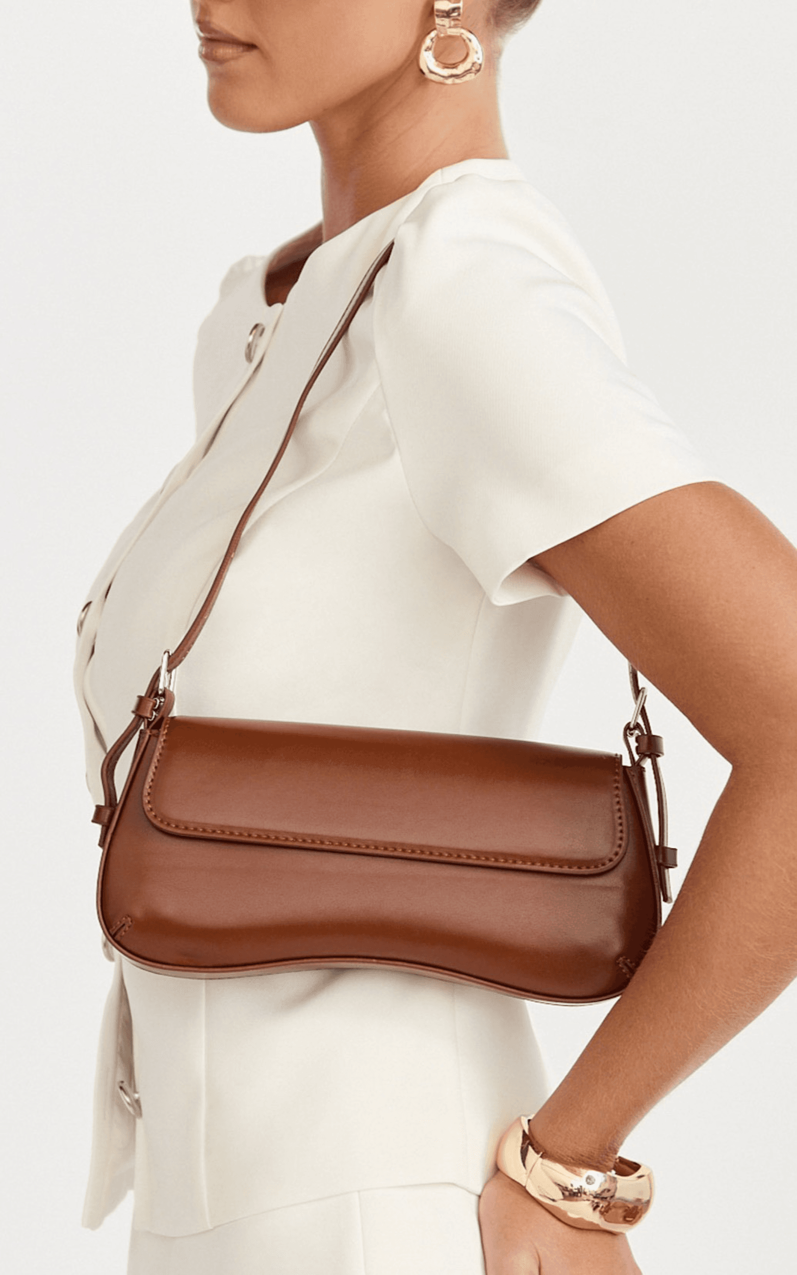 odessa bag - shoulder bag in brown