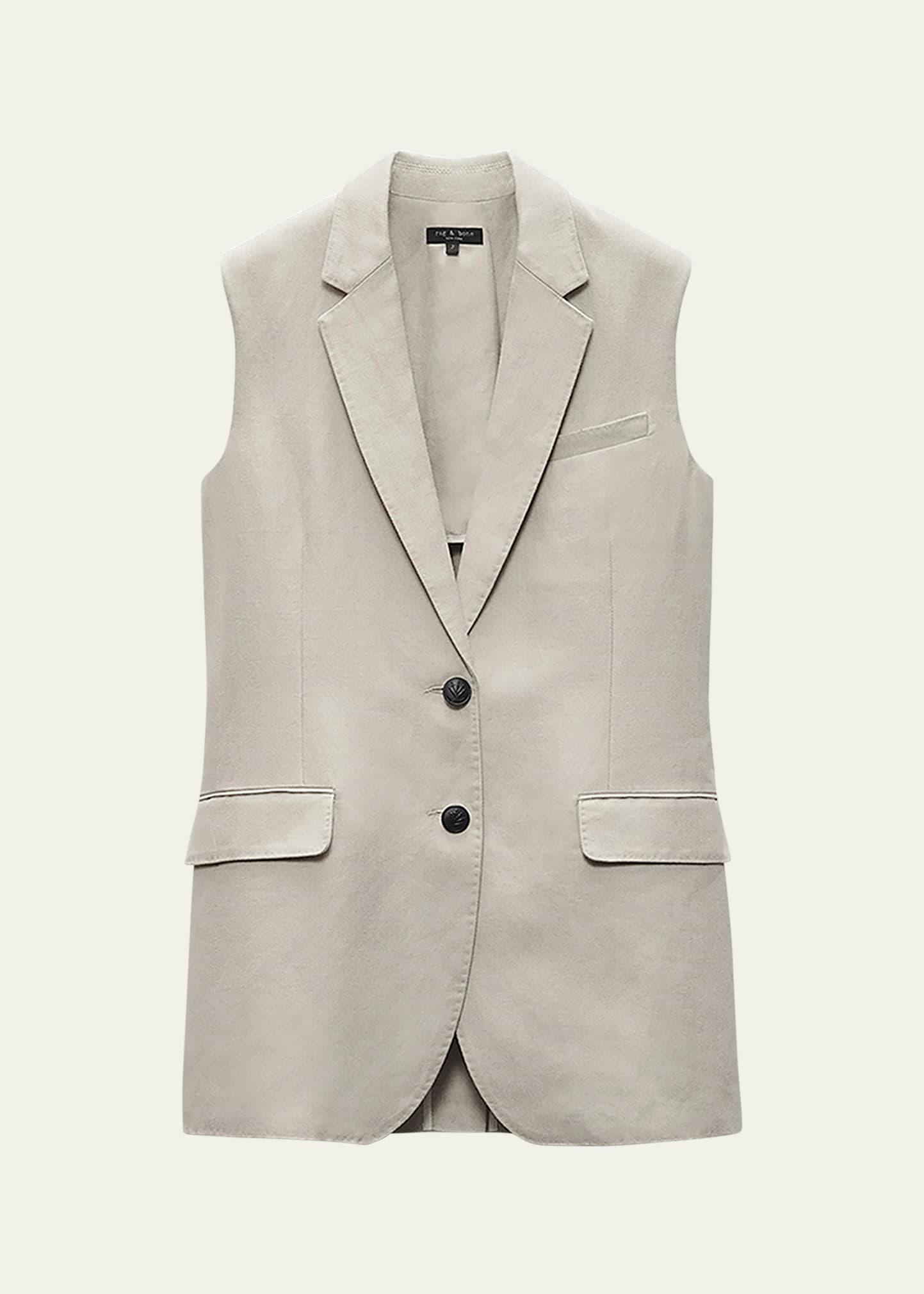odessa linen vest
