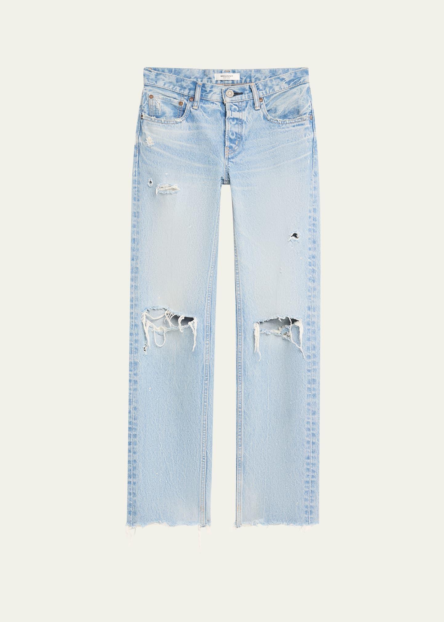 odessa straight low-rise jeans