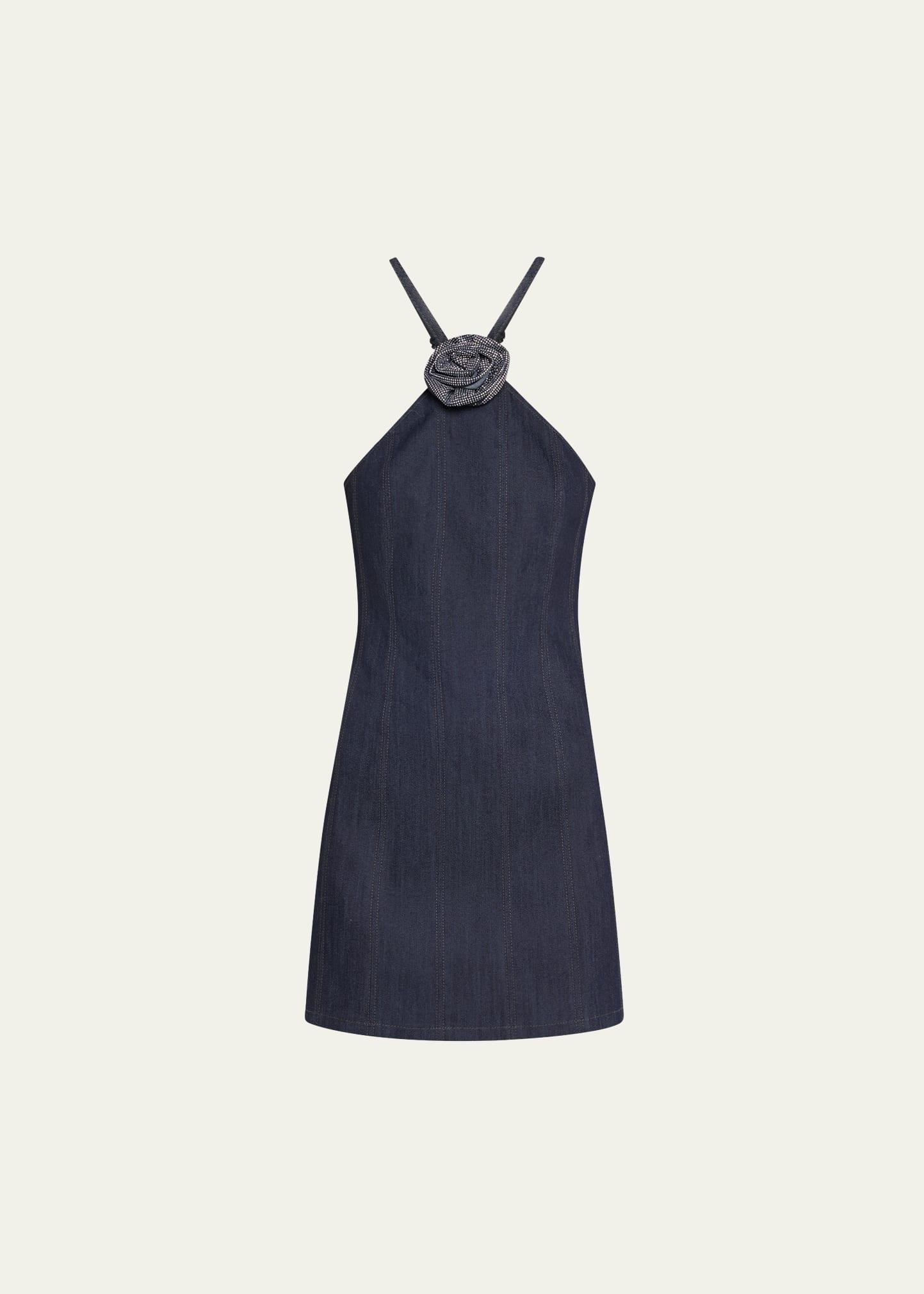 odetta denim mini dress