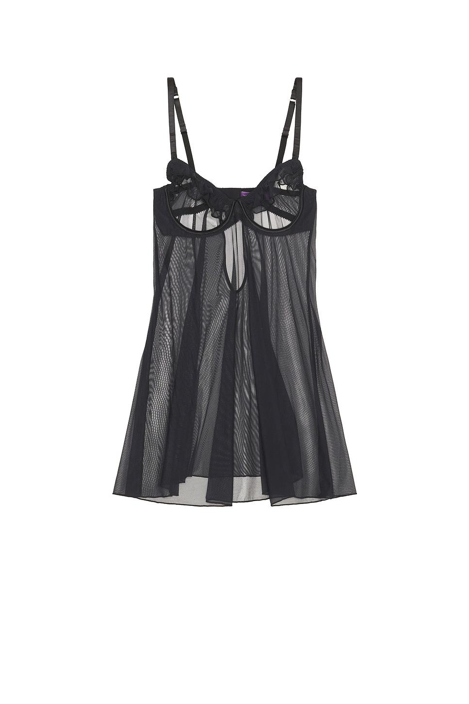 odette open cup chemise