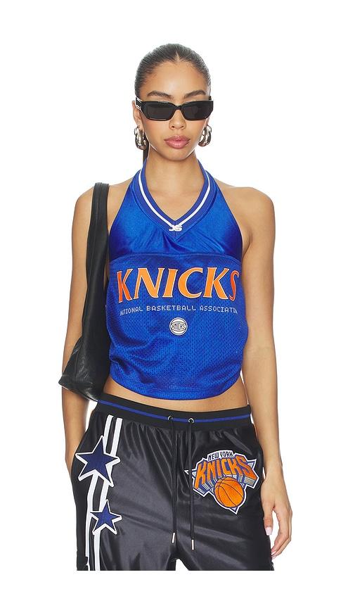 off season off season ny knicks jersey halter top in royal.
