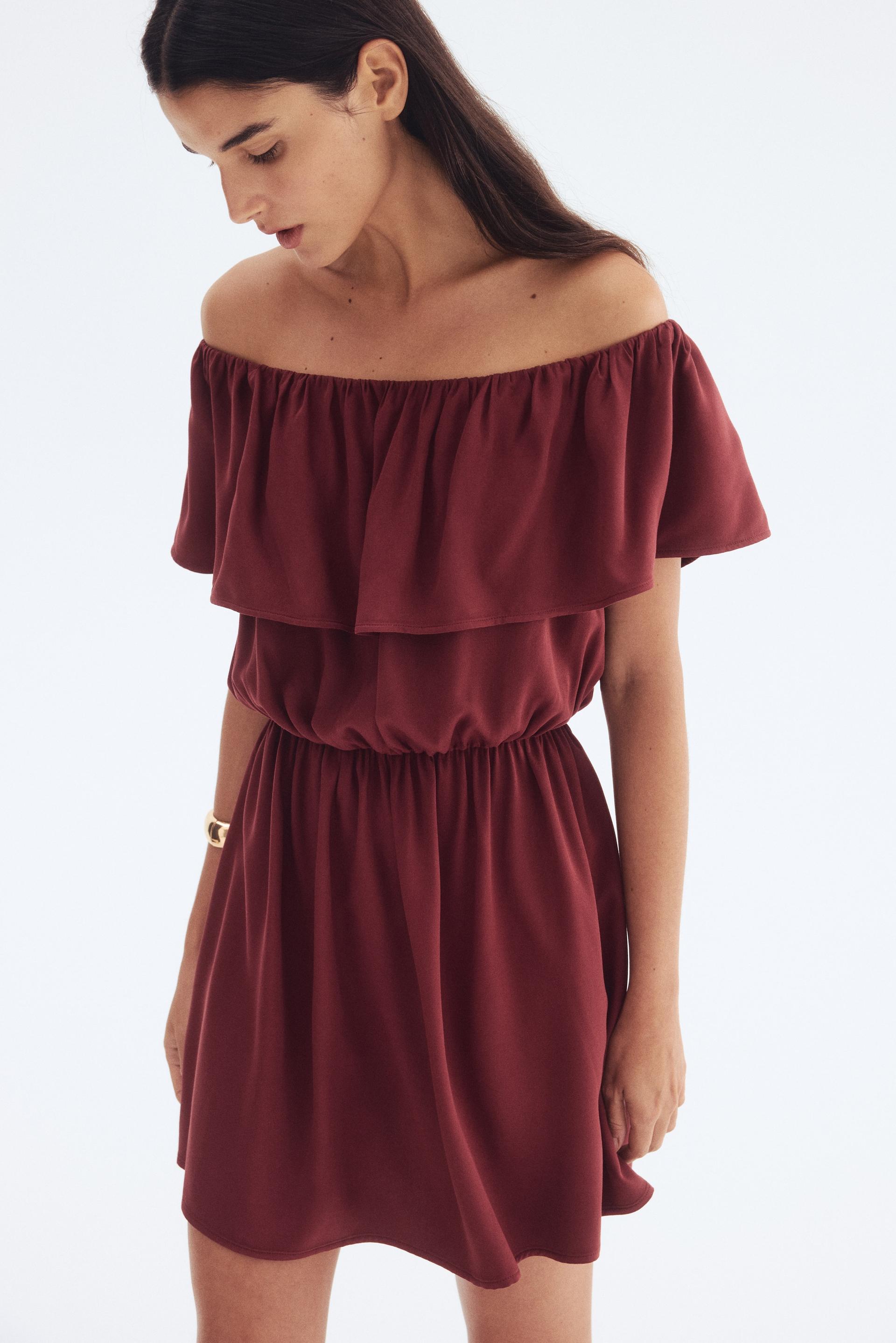 off-the-shoulder dress