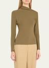off-the-shoulder fluid jersey top