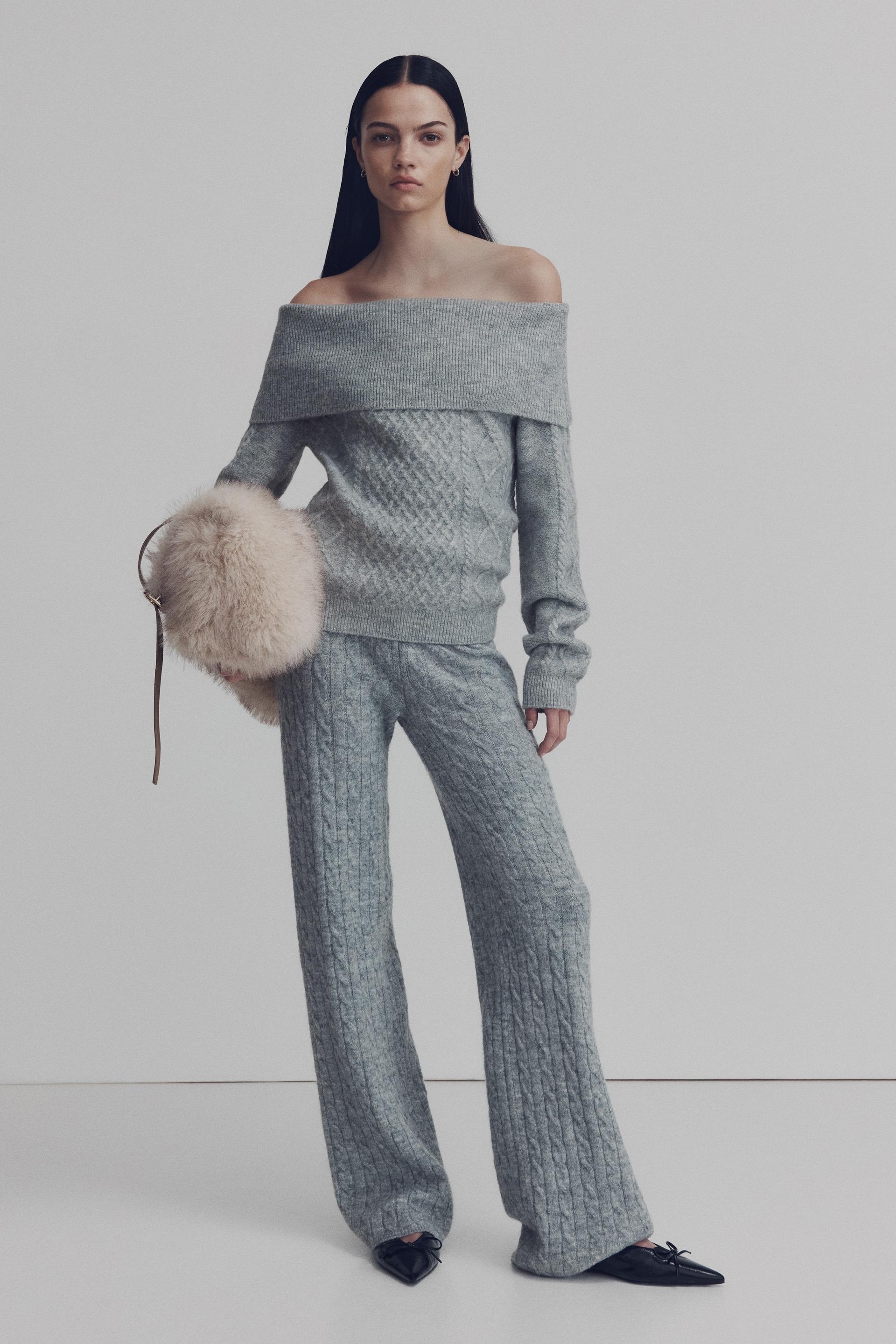 off-the-shoulder sweater