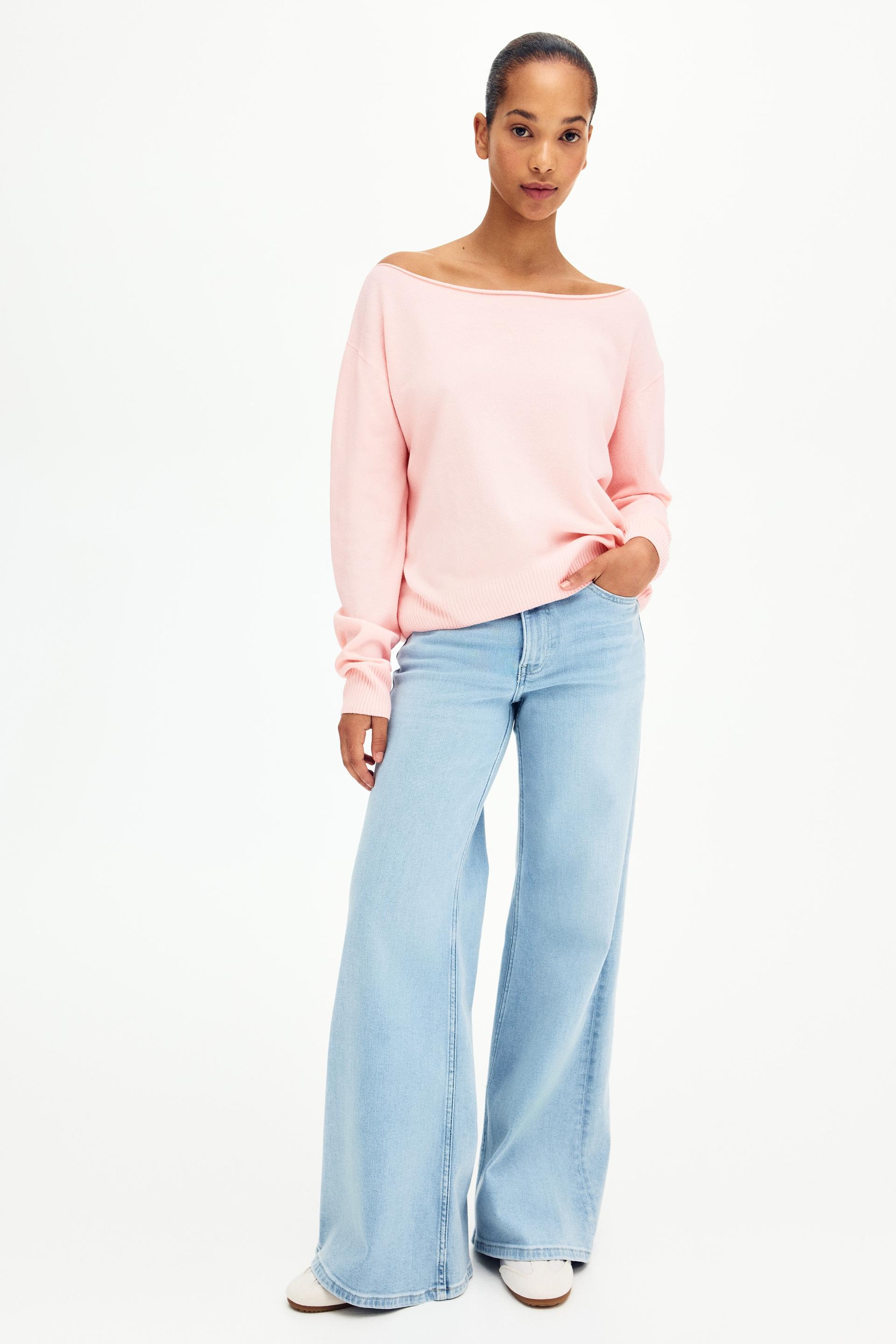 off-the-shoulder sweater