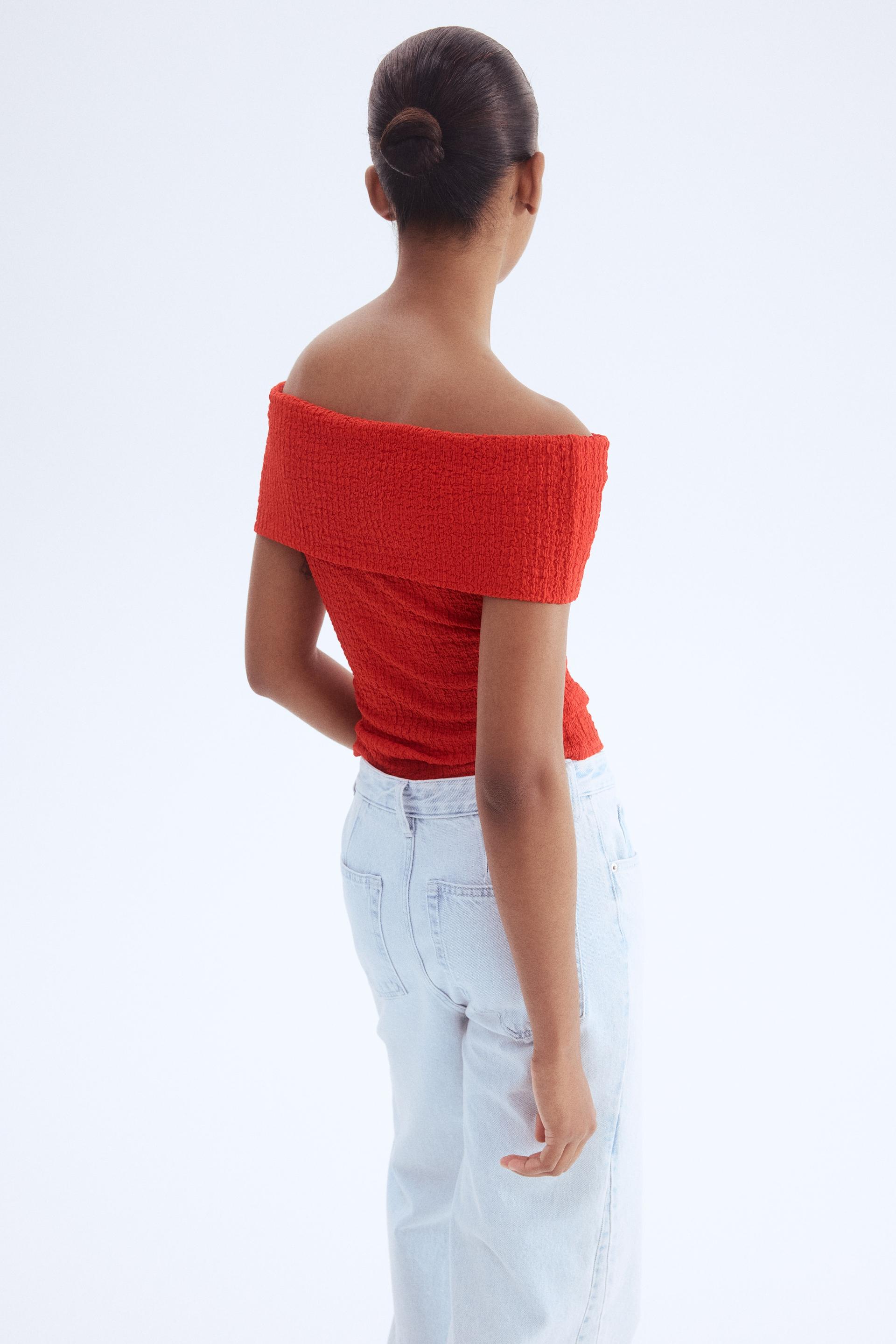 off-the-shoulder top