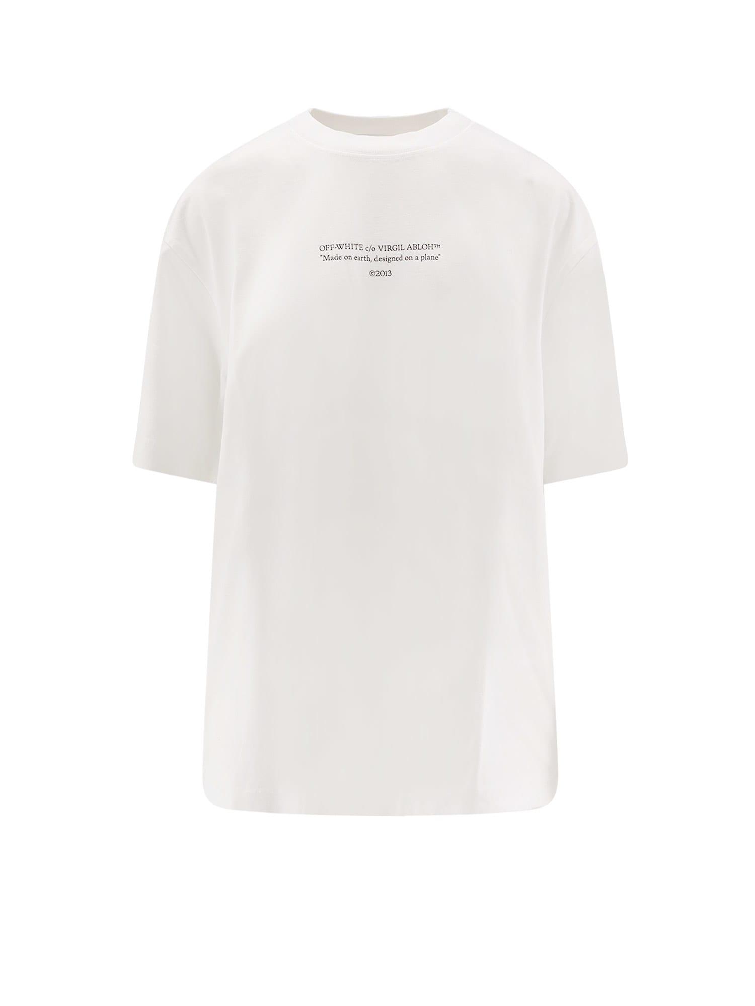 off-white cotton t-shirt