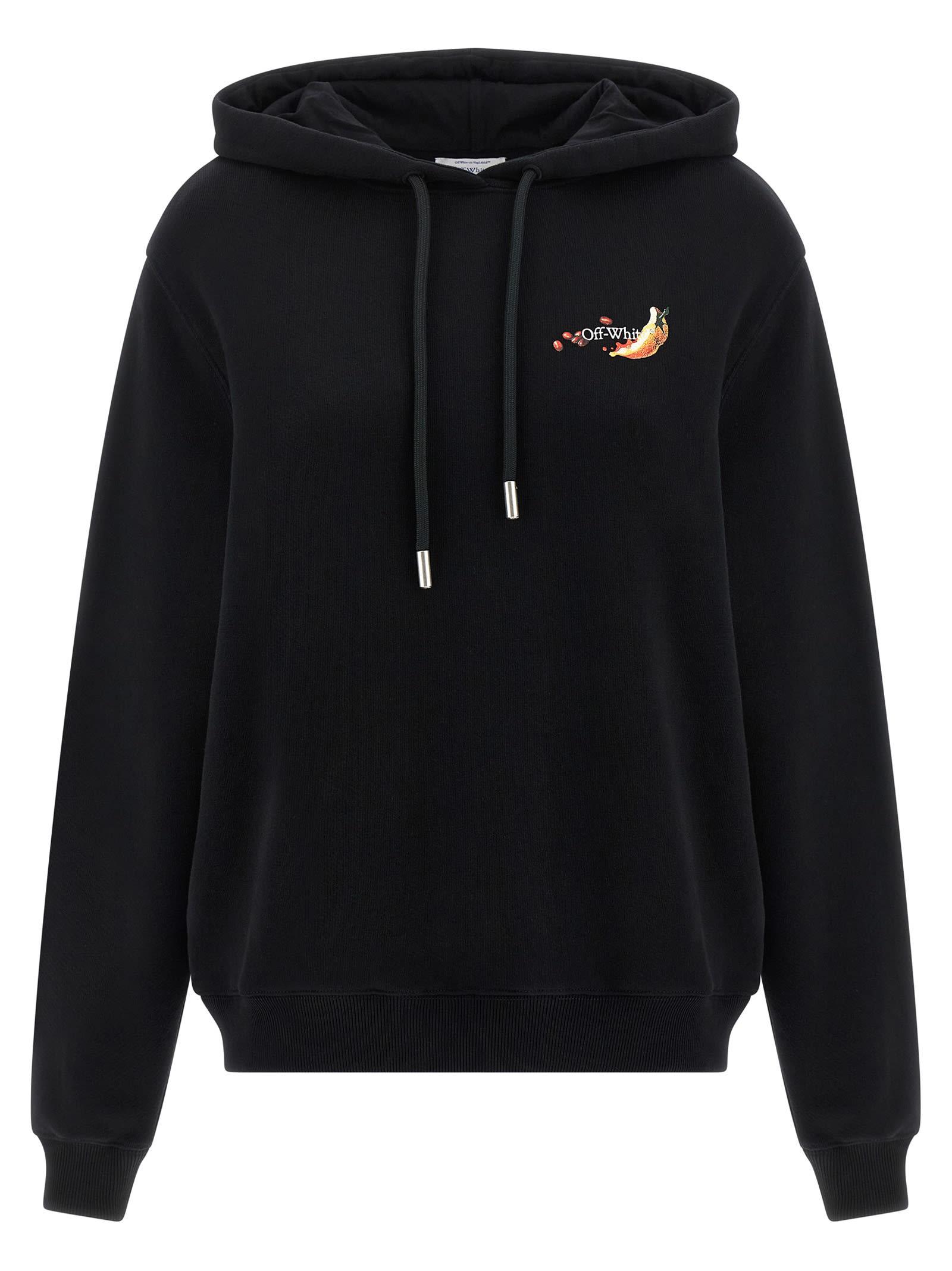 off-white emb fruits arrow hoodie