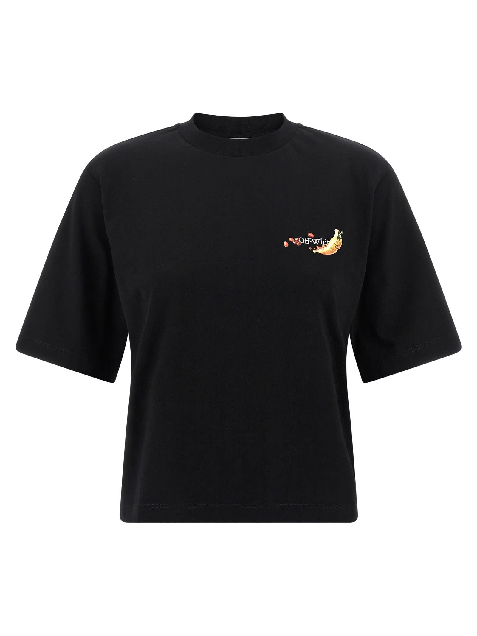 off-white emb fruits arrow t-shirt